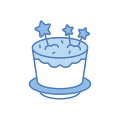Birthday Cake vector icon