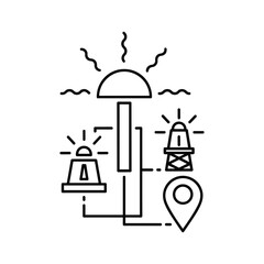 Navigation and guidance concept with various lighting elements
