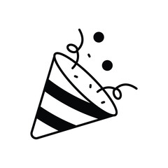 Party Popper vector icon
