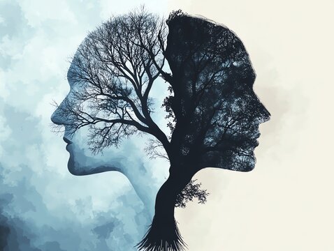 Mental health awareness concept