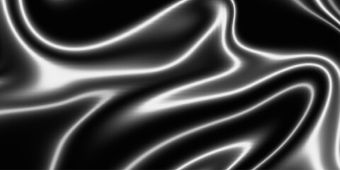 Beautiful drawing with the divorces and wavy lines in gray tones. Silver liquid texture. Abstract black, gray marble . Acrylic Pour Color Liquid marble abstract surfaces Design.