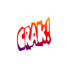 crak lettering design with a little imagination