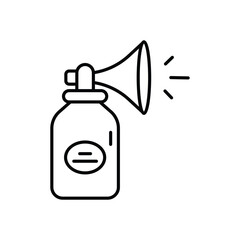 Horn Bottle vector icon