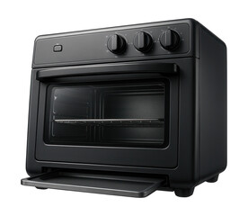 Fototapeta premium A compact oven with a built-in crumb tray for easy upkeep in communal areas.