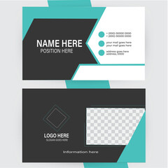 Modern & Creative realistic business card design Template.