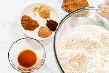 Chocolate Gingerbread Cookie Dough for Holiday Baking