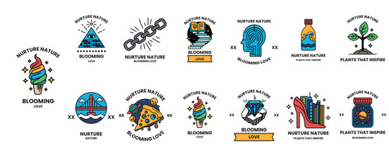 Obraz premium A series of images with the words 