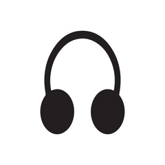 headphones isolated on white background. vector eps 10