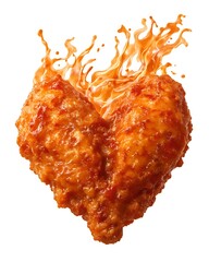 Spicy Fried Chicken Wing with Chili Flames
