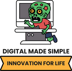 A man is on a computer screen