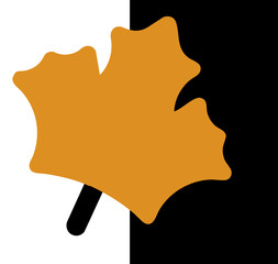 A modern, geometric leaf icon with crisp lines, bold vector shapes, and a clean minimal style, delivered in EPS and AI formats.