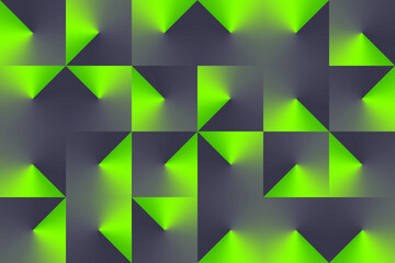 Gradient Isometric Abstract Pattern Background