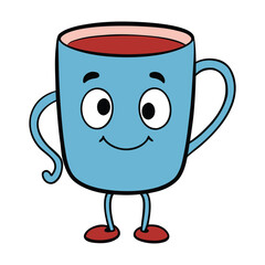 A cozy mug filled with warm, steaming tea, inviting relaxation and calm, perfect for sipping slowly while enjoying a quiet moment or a peaceful break.
