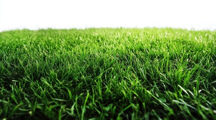 Obraz premium Clean empty land with green grass only