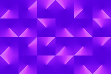 Gradient Isometric Abstract Pattern Background