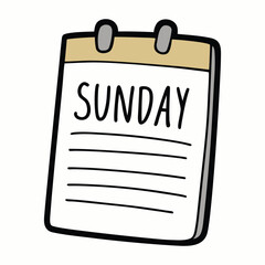 A calm Sunday note, filled with gentle reminders, soft thoughts, and quiet plans. A simple space to pause, breathe, and capture the peaceful rhythm of a slow weekend.