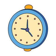 A simple wall clock with clean numbers and bold hands, marking time with calm precision. Its round frame and steady ticking add a touch of order and clarity to any space