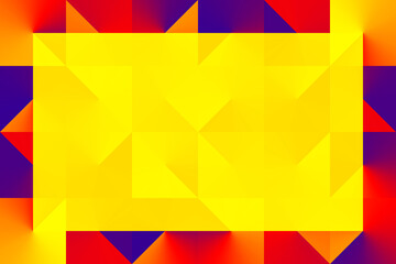 Gradient Isometric Abstract Pattern Background