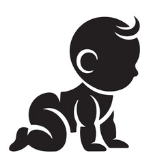 Mother and baby logo vector symbol