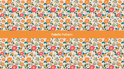 Seamless pattern with simple pretty small flowers for Wedding, anniversary, birthday and party card and invitation Vector design