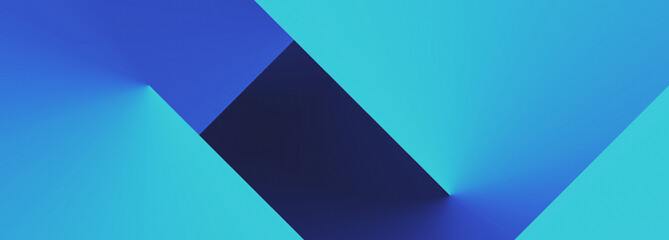 Gradient Isometric Abstract Pattern Background