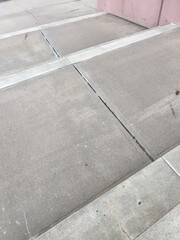 Concrete Steps with Clean Urban Texture