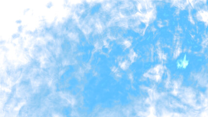 Fog on transparent background. Blue smoke fog texture. Abstract Cloud. Misty fog overlay
