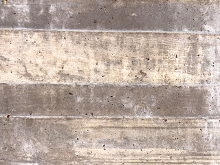 Close-Up of Horizontal Concrete Wall Texture