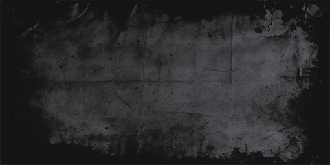 Fototapeta premium Abstract dark gray vintage wall grunge background texture