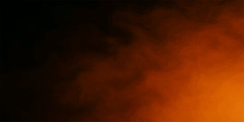 Abstract night motion texture of forest fire smoke against a dark sky, illuminated by blue and white flame