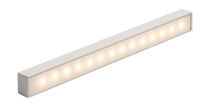 Slim LED strip light for subtle installation above kitchen counters in apartments.