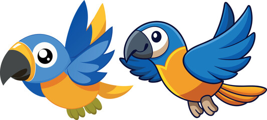 Cute Parrot Clipart, Colorful Bird Illustration, Tropical Animal Art, Cartoon Parrot Drawing, Jungle Animal Clipart, Exotic Bird Design, Kids Animal Vector, Parrot Graphic, Parrot for Kids, Animal Car © pankaj