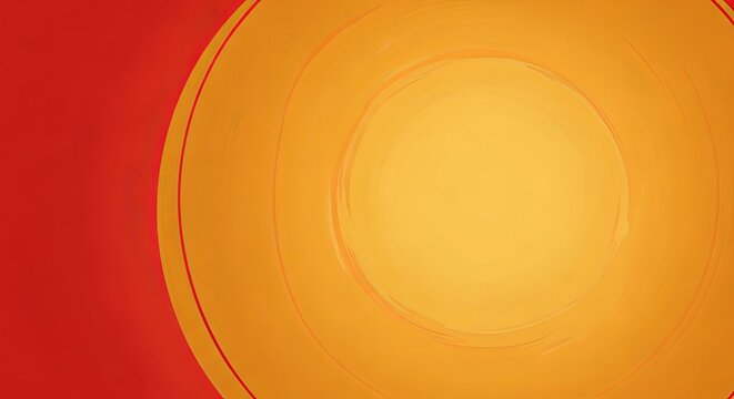 Abstract background with red and yellow circular gradients