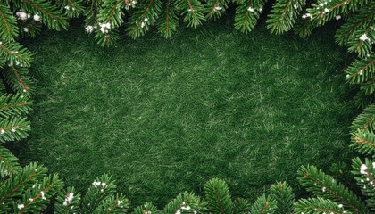 Winter wonderland decoration forest background image natural setting aerial view holiday concept