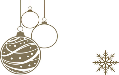 Shiny red and gold glass Christmas baubles and ornaments with ribbon for holiday tree decoration