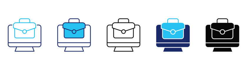 Job icon pack in multiple styles