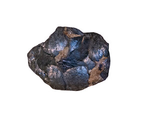  iron ore hematite on white, isolated