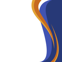 Modern Waves Border Background