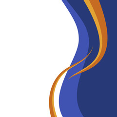 Modern Waves Border Background