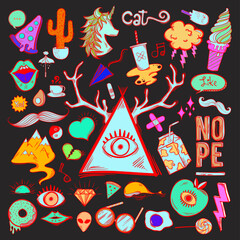 vector illustration of a party background