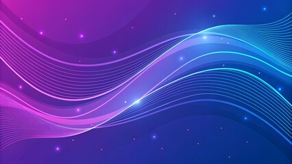 Purple and Blue Neon Gradient Background