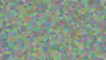 A mesmerizing mosaic of muted triangles creates a calming and intricate pattern, blending soft hues for a visually soothing experience