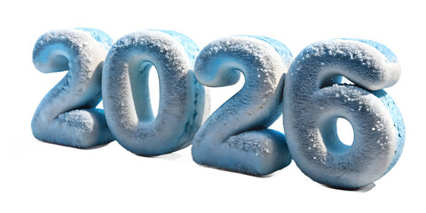 Icy sculpture of the year, a chilling countdown to a new beginning filled with crisp frozen charm.