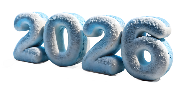 Icy sculpture of the year, a chilling countdown to a new beginning filled with crisp frozen charm.