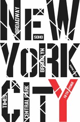 Retro New York City Skyline T-shirt Design