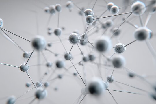 Abstract Neon Thought Form in Digital Atmosphere