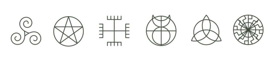 Set of symbol vector illustration