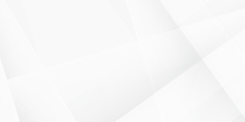 Abstract wide banner with geometric shapes. Dark blue and white background simple art template shape concept pattern