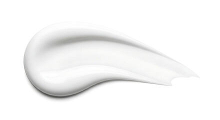 Creamy White Swirl A Smooth, Elegant Stroke for Skincare and Cosmetic Designs