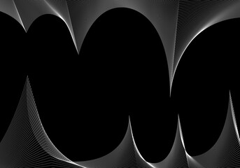 black and white line abstract background